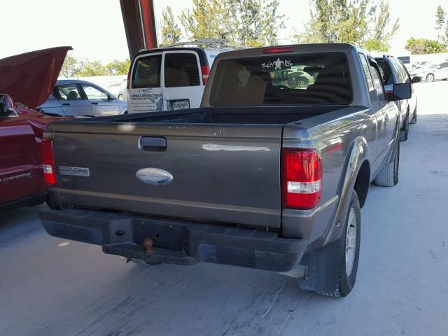 1FTYR14U36PA32100 - 2006 FORD RANGER SUP GRAY photo 4