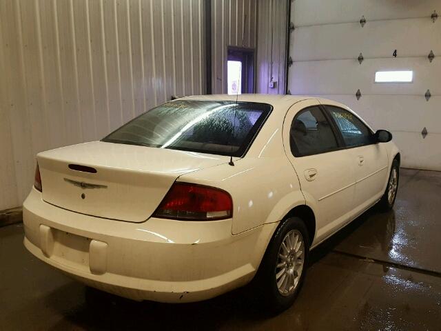 1C3EL56R74N368902 - 2004 CHRYSLER SEBRING LX WHITE photo 4