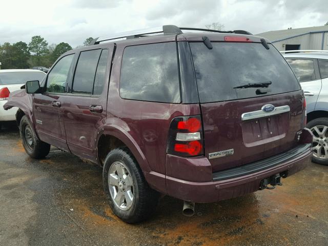 1FMEU75826UA67150 - 2006 FORD EXPLORER L MAROON photo 3