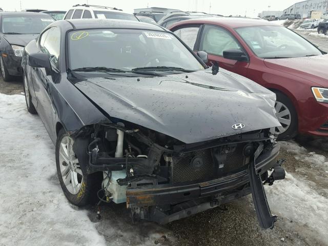 KMHHM66D38U294899 - 2008 HYUNDAI TIBURON GS BLACK photo 1