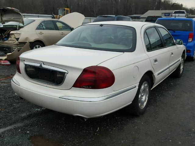 1LNFM97V7WY605997 - 1998 LINCOLN CONTINENTA WHITE photo 4