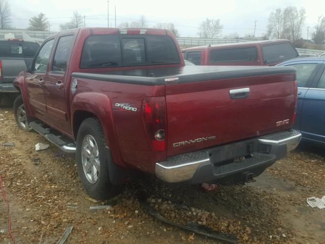 1GTJTFDE5A8113921 - 2010 GMC CANYON SLT BURGUNDY photo 3