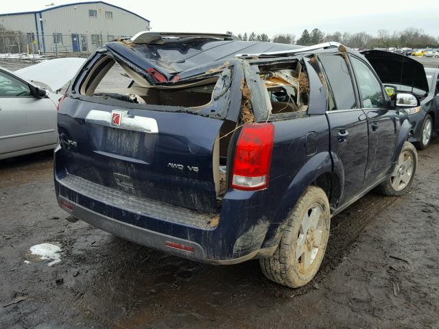 5GZCZ63427S838211 - 2007 SATURN VUE BLUE photo 4