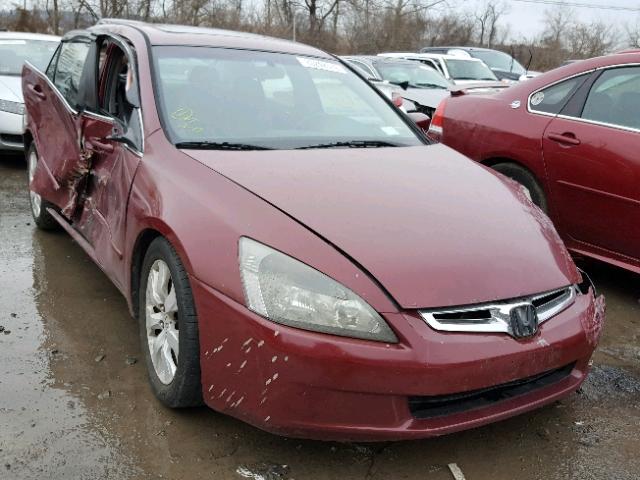 1HGCM66584A093097 - 2004 HONDA ACCORD EX RED photo 1