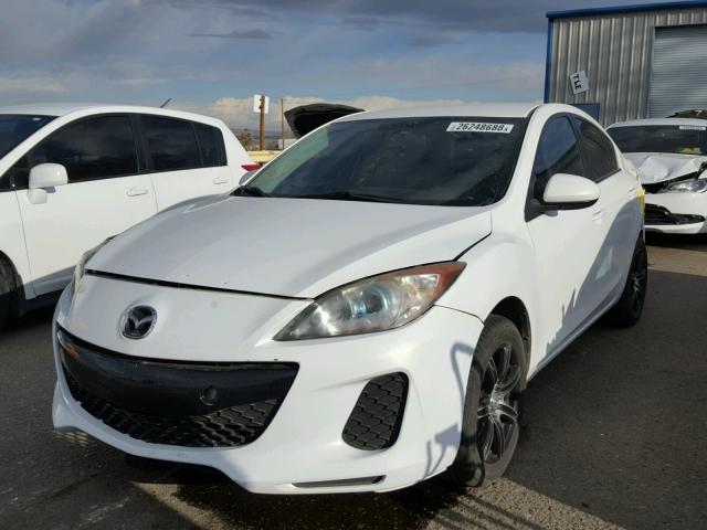 JM1BL1V73C1580418 - 2012 MAZDA 3 I WHITE photo 2