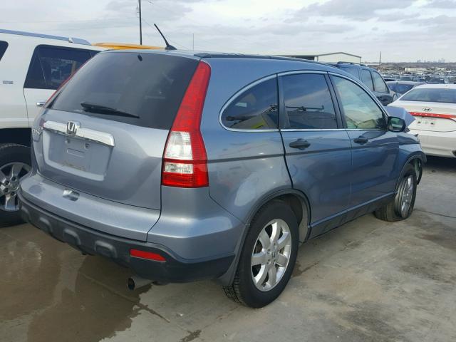 JHLRE485X7C093623 - 2007 HONDA CR-V EX BLUE photo 4