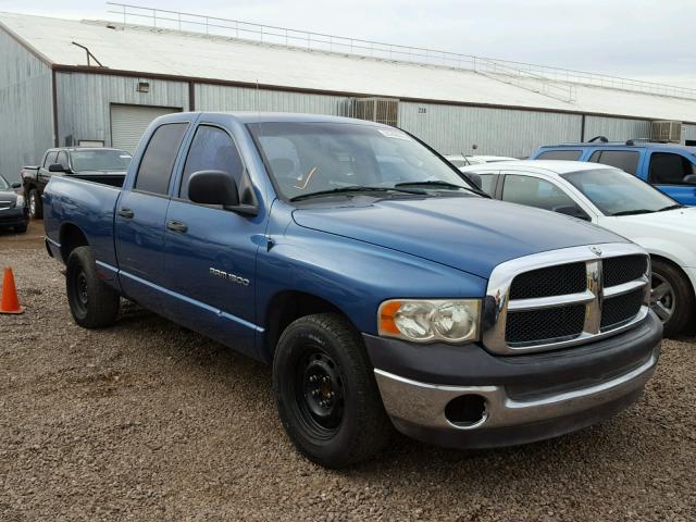 1D7HA18N44J146526 - 2004 DODGE RAM 1500 S BLUE photo 1