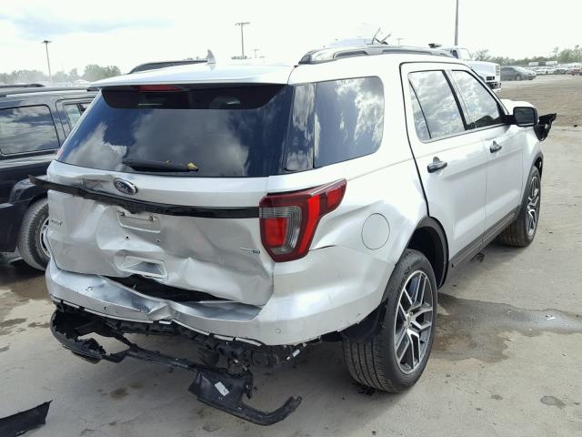 1FM5K8GT7GGB39781 - 2016 FORD EXPLORER S SILVER photo 4