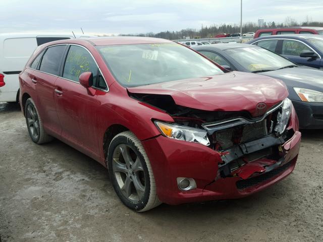 4T3BK3BBXAU043910 - 2010 TOYOTA VENZA BASE RED photo 1