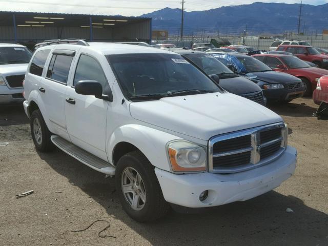 1D8HB58N74F188840 - 2004 DODGE DURANGO LI WHITE photo 1