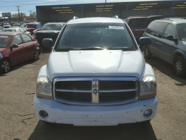 1D8HB58N74F188840 - 2004 DODGE DURANGO LI WHITE photo 9