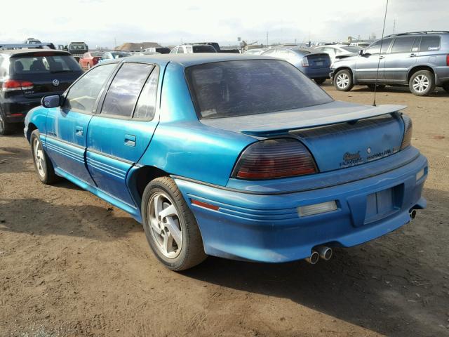 1G2NW55M0SC791214 - 1995 PONTIAC GRAND AM G TEAL photo 3