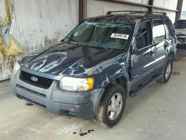 1FMYU01181KA47261 - 2001 FORD ESCAPE XLS BLUE photo 2