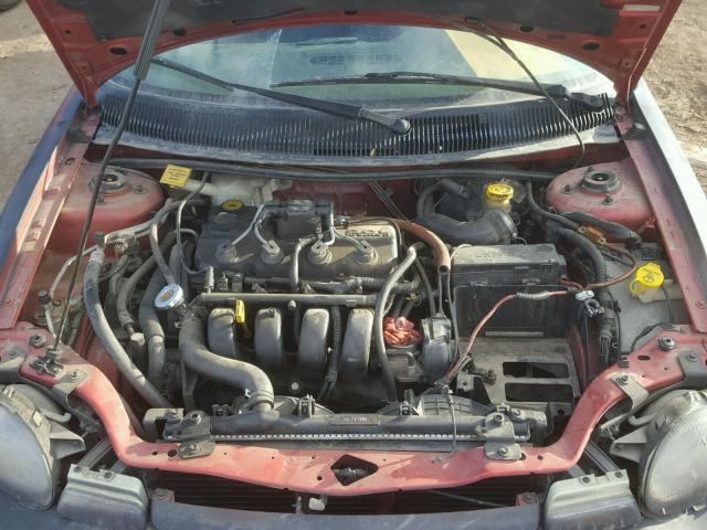 1B3ES47C5WD617386 - 1998 DODGE NEON HIGHL BLACK photo 7