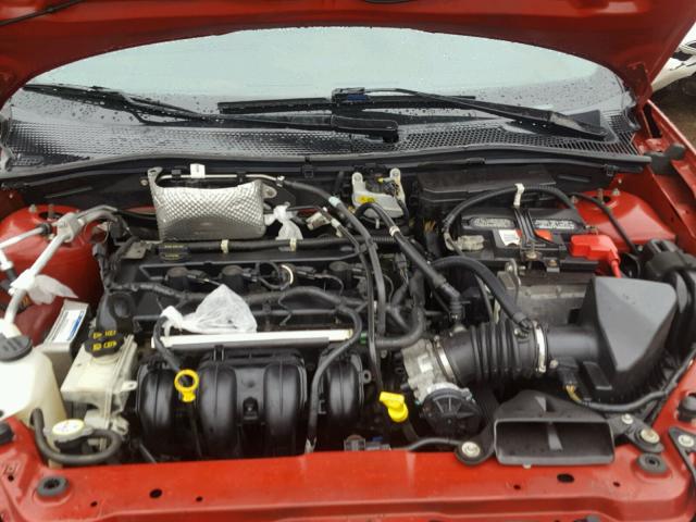 1FAHP36NX9W179070 - 2009 FORD FOCUS SES RED photo 7