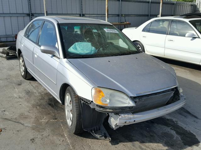 1HGES26763L005241 - 2003 HONDA CIVIC EX ვერცხლისფერი ფოტო 1