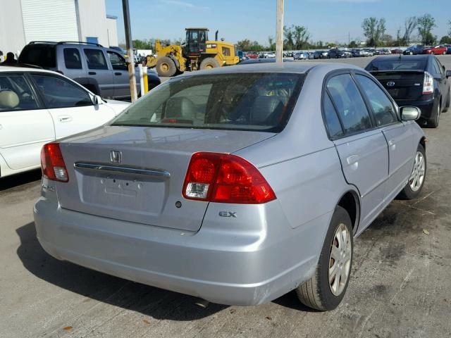 1HGES26763L005241 - 2003 HONDA CIVIC EX ვერცხლისფერი ფოტო 4