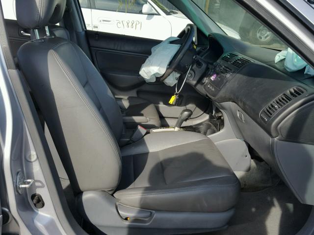 1HGES26763L005241 - 2003 HONDA CIVIC EX ვერცხლისფერი ფოტო 5