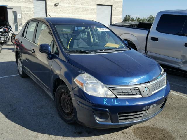 3N1BC11E87L423750 - 2007 NISSAN VERSA S BLUE photo 1