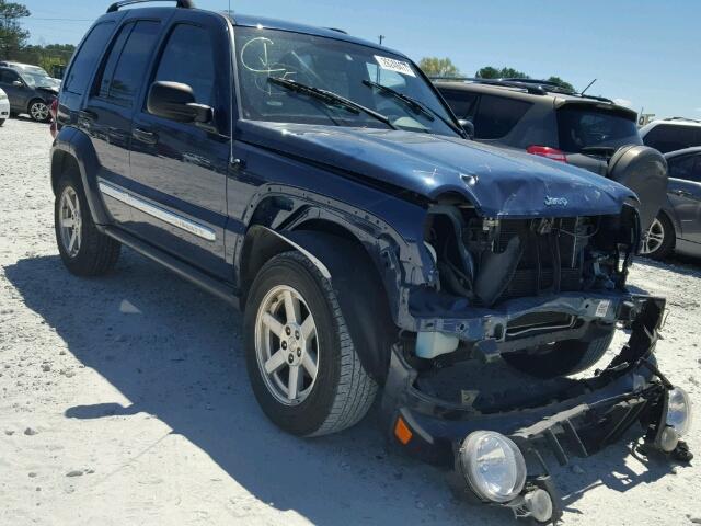 1J4GK58K66W126164 - 2006 JEEP LIBERTY LI BLUE photo 1