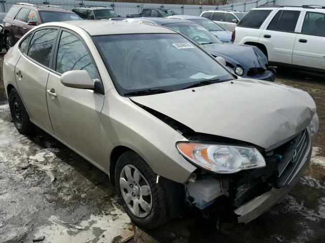 KMHDU46D08U285225 - 2008 HYUNDAI ELANTRA GL GOLD photo 1