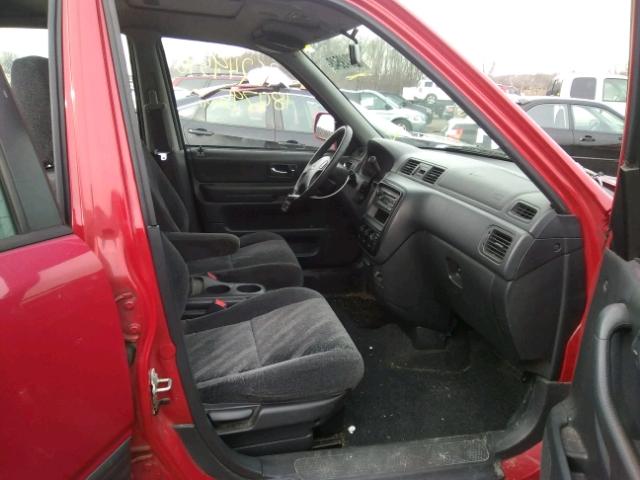 JHLRD1869YS002942 - 2000 HONDA CR-V EX RED photo 5