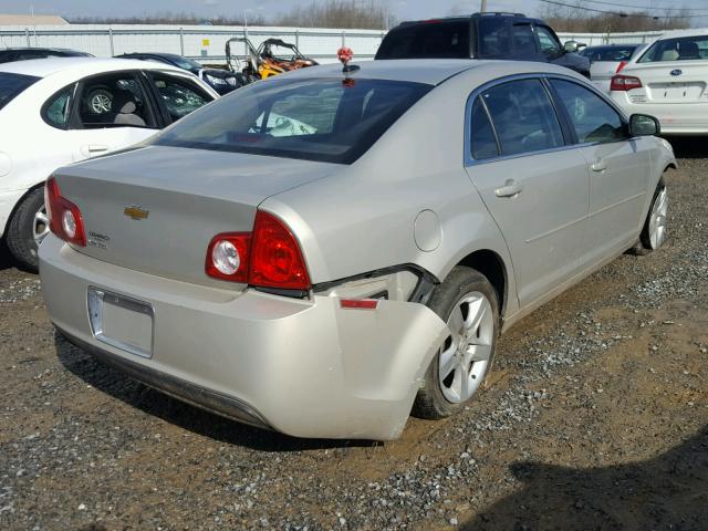 1G1ZB5EB7AF259519 - 2010 CHEVROLET MALIBU LS BEIGE photo 4