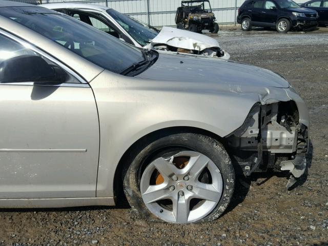 1G1ZB5EB7AF259519 - 2010 CHEVROLET MALIBU LS BEIGE photo 9