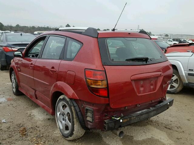 5Y2SL65816Z408870 - 2006 PONTIAC VIBE RED photo 3