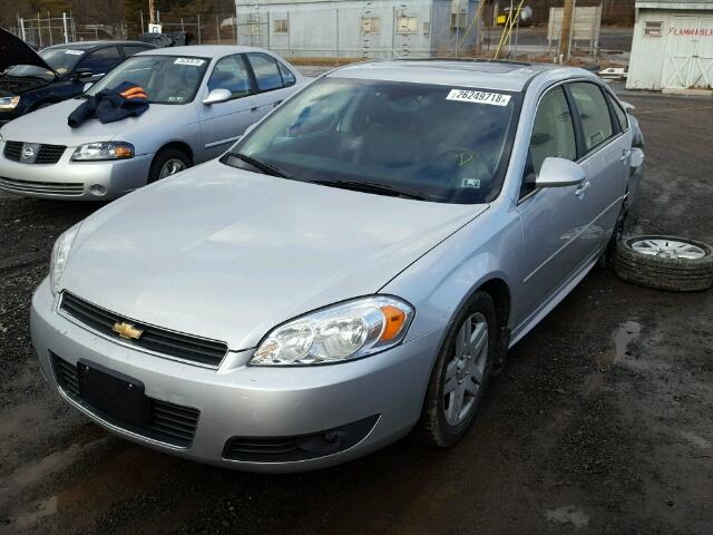 2G1WB5EK8B1324096 - 2011 CHEVROLET IMPALA LT SILVER photo 2