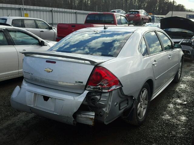 2G1WB5EK8B1324096 - 2011 CHEVROLET IMPALA LT SILVER photo 4