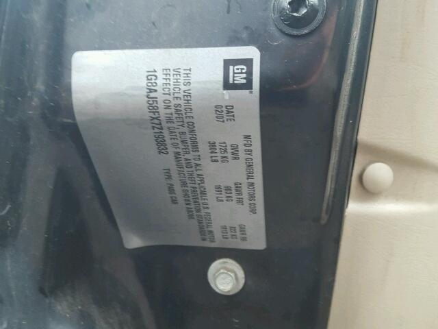 1G8AJ58FX7Z193832 - 2007 SATURN ION LEVEL 黑色 照片 10