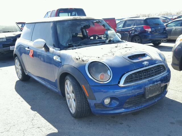 WMWMF73567TL89720 - 2007 MINI COOPER S BLUE photo 1