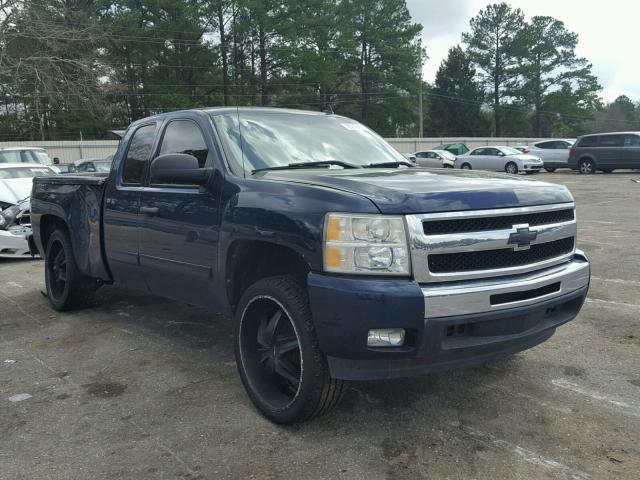 1GCEC29039Z274717 - 2009 CHEVROLET SILVERADO BLUE photo 1