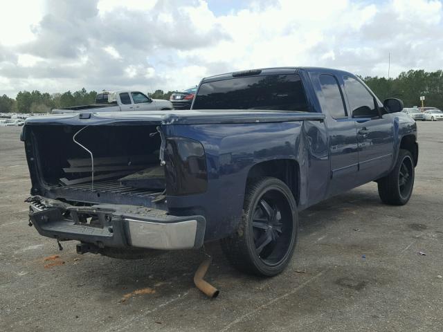 1GCEC29039Z274717 - 2009 CHEVROLET SILVERADO BLUE photo 4