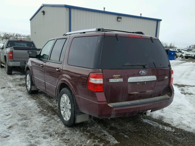 1FMJU2A51CEF03652 - 2012 FORD EXPEDITION RED photo 3