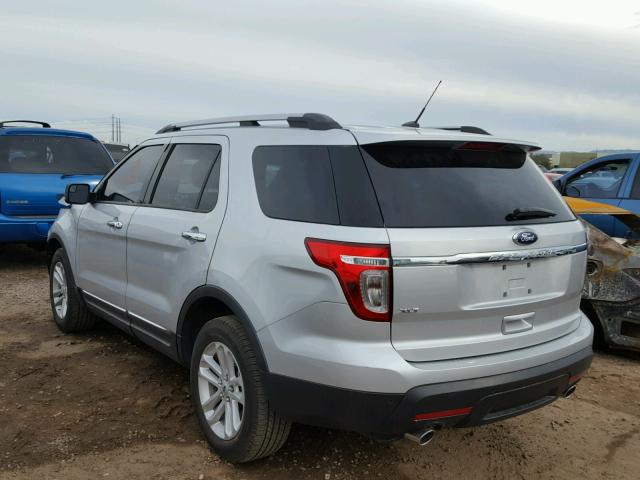 1FM5K7D84FGA45737 - 2015 FORD EXPLORER X SILVER photo 3