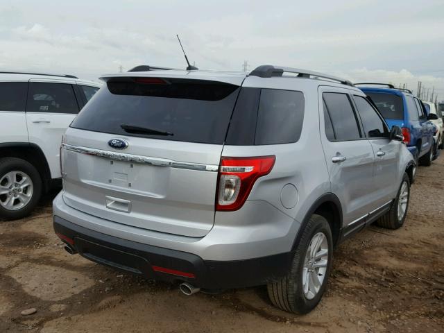 1FM5K7D84FGA45737 - 2015 FORD EXPLORER X SILVER photo 4