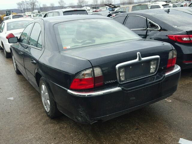 1LNHM86S55Y609197 - 2005 LINCOLN LS BLACK photo 3