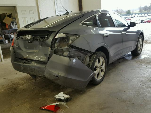 5J6TF2H50AL004051 - 2010 HONDA ACCORD CRO GRAY photo 4