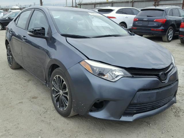 5YFBURHE8FP304788 - 2015 TOYOTA COROLLA L GRAY photo 1