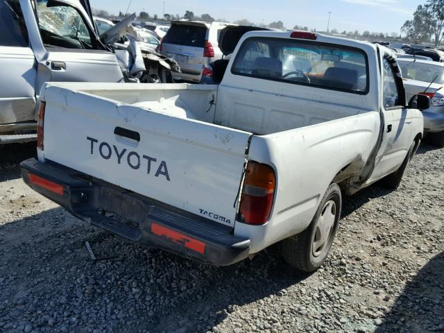 4TANL42N2TZ182244 - 1996 TOYOTA TACOMA WHITE photo 4