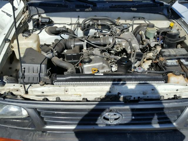 4TANL42N2TZ182244 - 1996 TOYOTA TACOMA WHITE photo 7