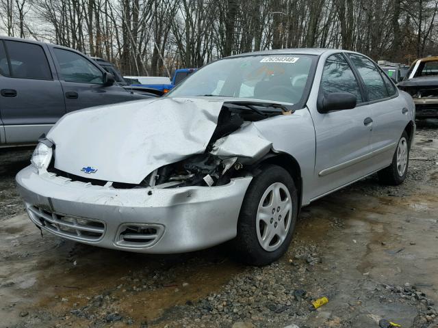 1G1JF5245Y7277450 - 2000 CHEVROLET CAVALIER L SILVER photo 2