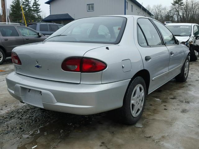 1G1JF5245Y7277450 - 2000 CHEVROLET CAVALIER L SILVER photo 4