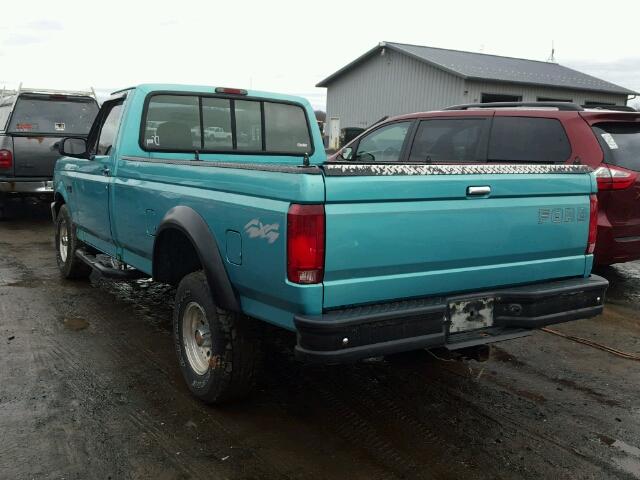 1FTEF14Y0RNB64293 - 1994 FORD F150 TEAL photo 3