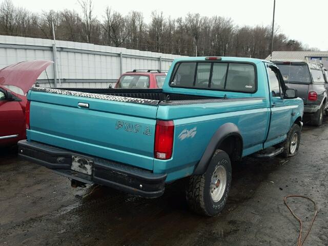 1FTEF14Y0RNB64293 - 1994 FORD F150 TEAL photo 4