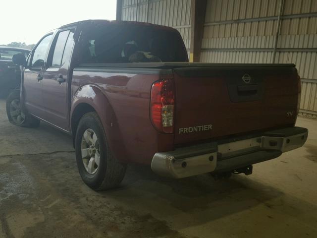 1N6AD0ER0DN747166 - 2013 NISSAN FRONTIER S RED photo 3