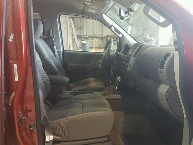 1N6AD0ER0DN747166 - 2013 NISSAN FRONTIER S RED photo 5