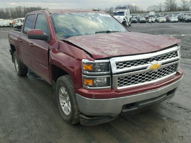 3GCUKREC4FG113117 - 2015 CHEVROLET SILVERADO MAROON photo 1